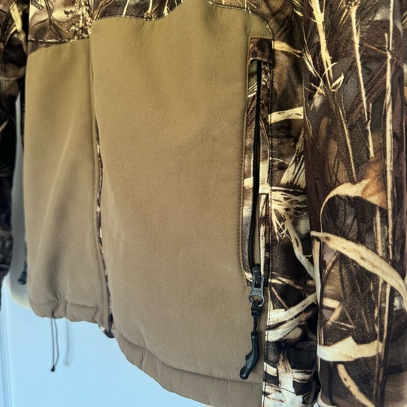 Cabelas Dry Plus Hunting Jacket Advantage Max 4 HD Camo Thinsulate Coat Med Reg - Picture 3 of 6